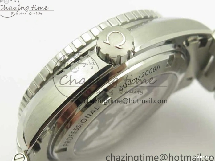 0208 EyeCatching Planet Ocean Professional Ceramic Bezel 45.5mm 1:1 VSF Best Edition Silver Markers on SS Bracelet A8500 Super Clone 8050